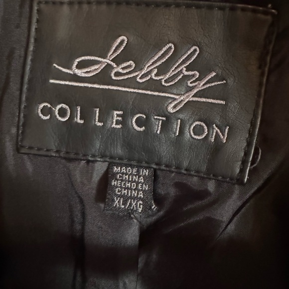 SEBBY Faux Leather Black Bomber/Motorcycle Women’s Jacket - Picture 12 of 13